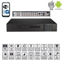 EZCOOL EZ-5116AHD 16KANAL 2SES 1HDD HDMI AHD DVR AHD ANALOG UYUMLUDUR - 1